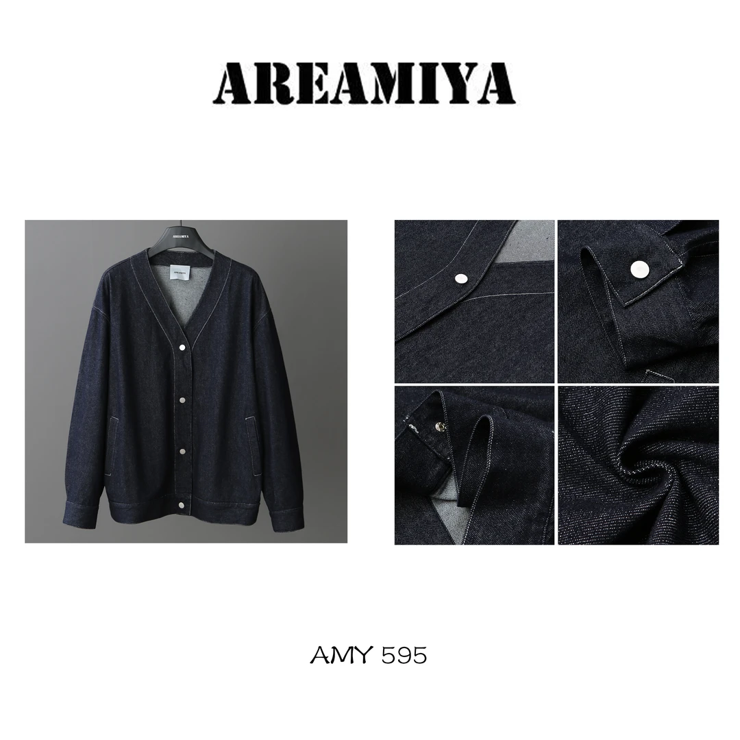 【阿楠推荐】随性牛仔美系街头V领牛仔夹克外套AMY595
