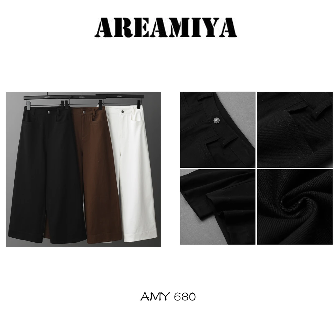 【鑫燃kiki】巴黎假日极简山本牛仔裤AMY680