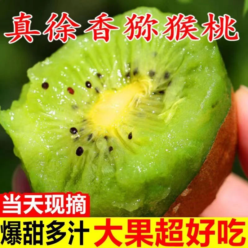 【正宗徐香猕猴桃】陕西秦岭收到徐香猕猴桃新鲜好吃爆甜多汁水果