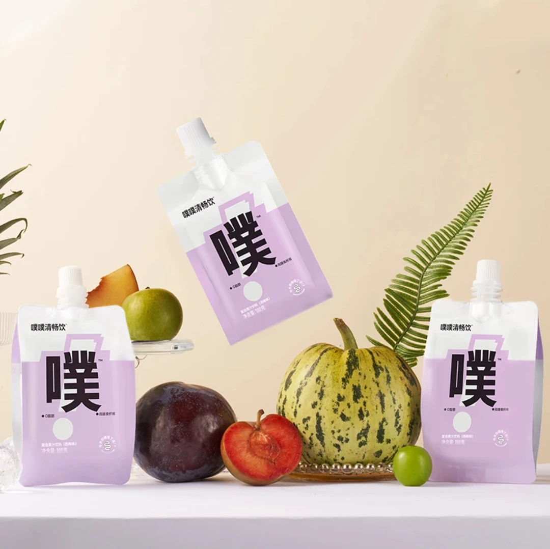 噗噗清畅饮西梅汁功能性营养素复合果汁饮料饮品西梅味