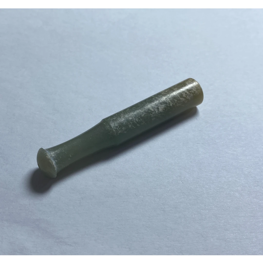 天然和田玉 烟嘴挂件纯手工