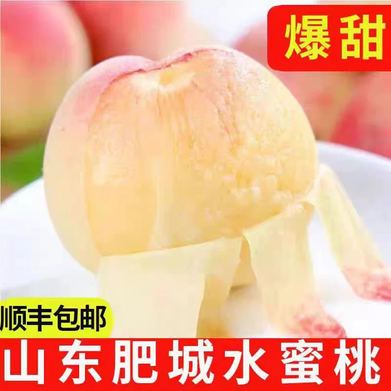 【顺丰包邮】山东肥城桃新鲜水果桃子应当季软甜孕妇水果水蜜桃5斤