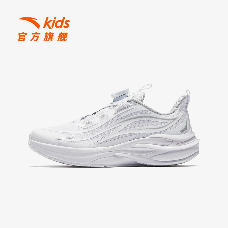 安踏儿童男女大童跑鞋2025春季防滑耐磨青少犟弹跑步鞋