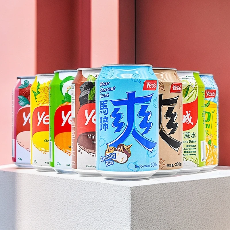 （6瓶）马来西亚产港版杨协成荔枝味冬瓜味甘蔗味消暑解腻