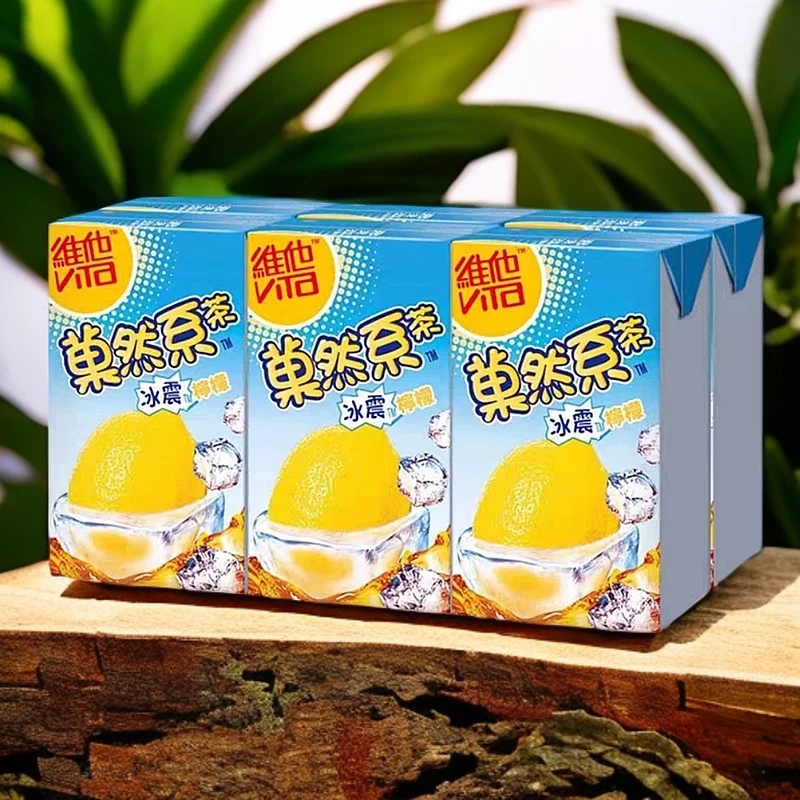 （6盒）港版Vita维他果然系冰震柠檬茶美味解暑250ml