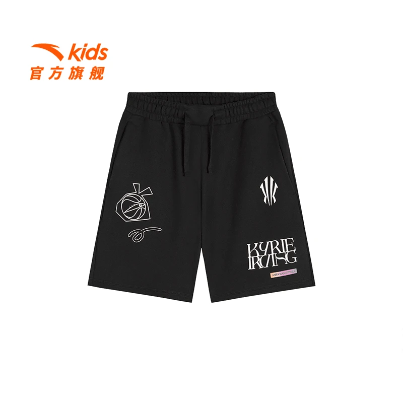 安踏青少年学生针织五分裤夏季款透气舒适亲肤纯棉运动百搭短裤