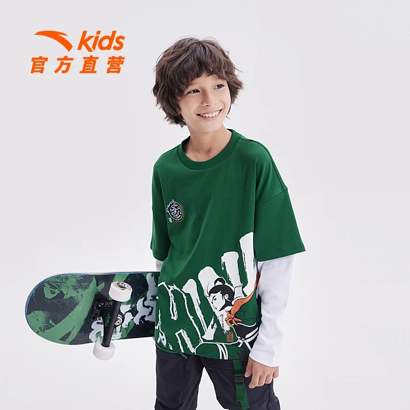 安踏儿童【少年顽家】大童针织长袖衫秋冬季新款352248707S