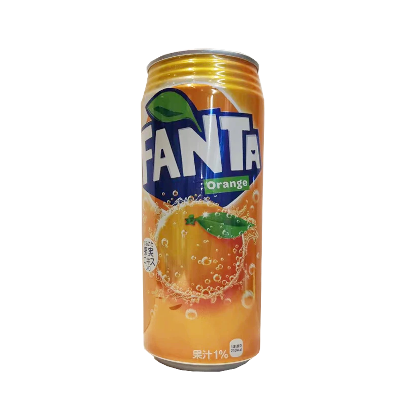 芬达橙味碳酸饮料 500ml/罐