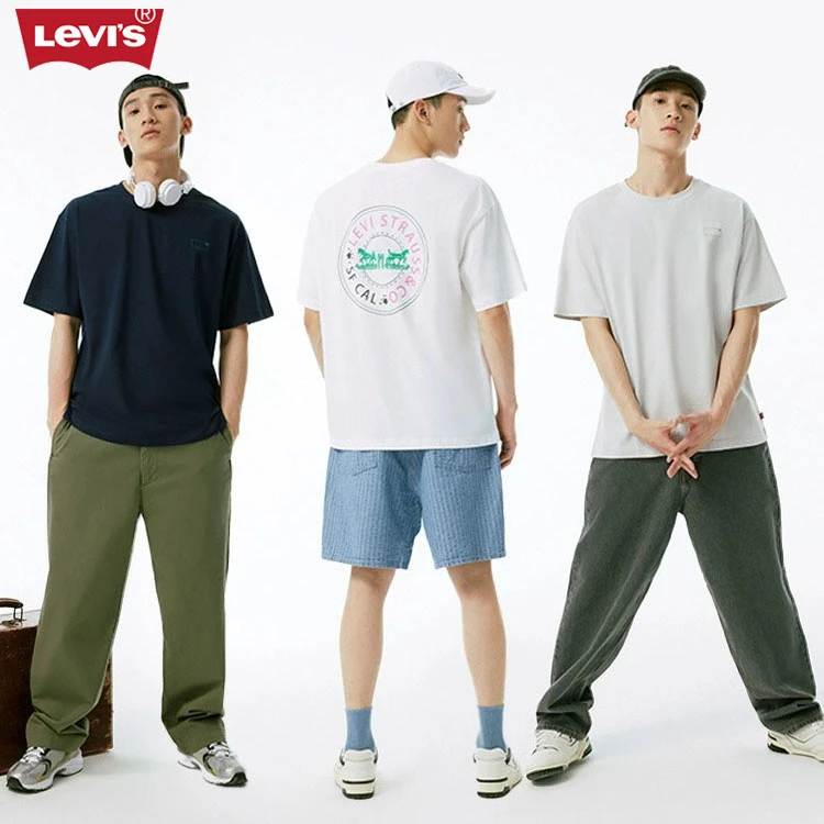 Levi's李维斯夏新品男士男款休闲短袖时尚潮流多色简约T恤A6533