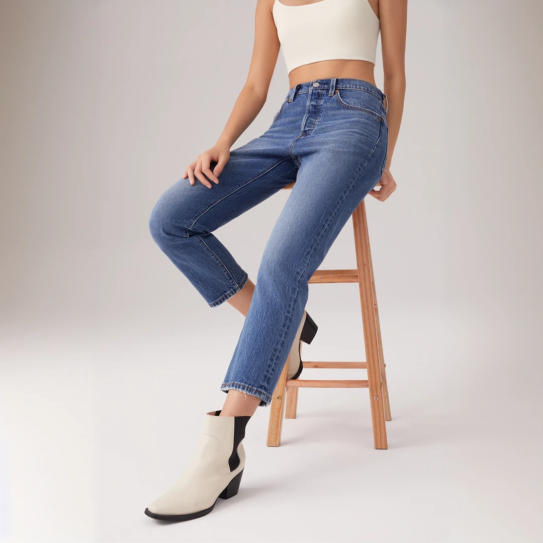 【商场同款】Levi's李维斯秋季女士501直筒休闲牛仔裤36200-0335