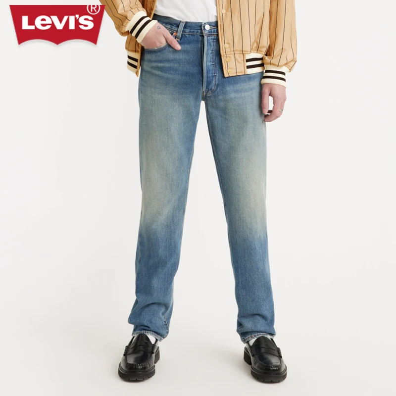 【商场同款】Levi's®23秋季新款男士501经典直筒牛仔裤潮A4677-0014
