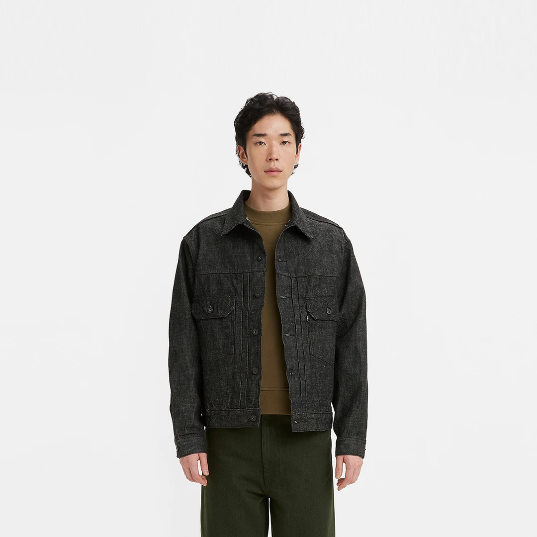 【商场同款】Levi's李维斯午夜蓝牌日本面料男士牛仔夹克21261-0025