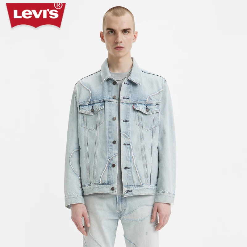 【商场同款】Levi's®李维斯秋季新款男士时尚牛仔夹克A5782-0003