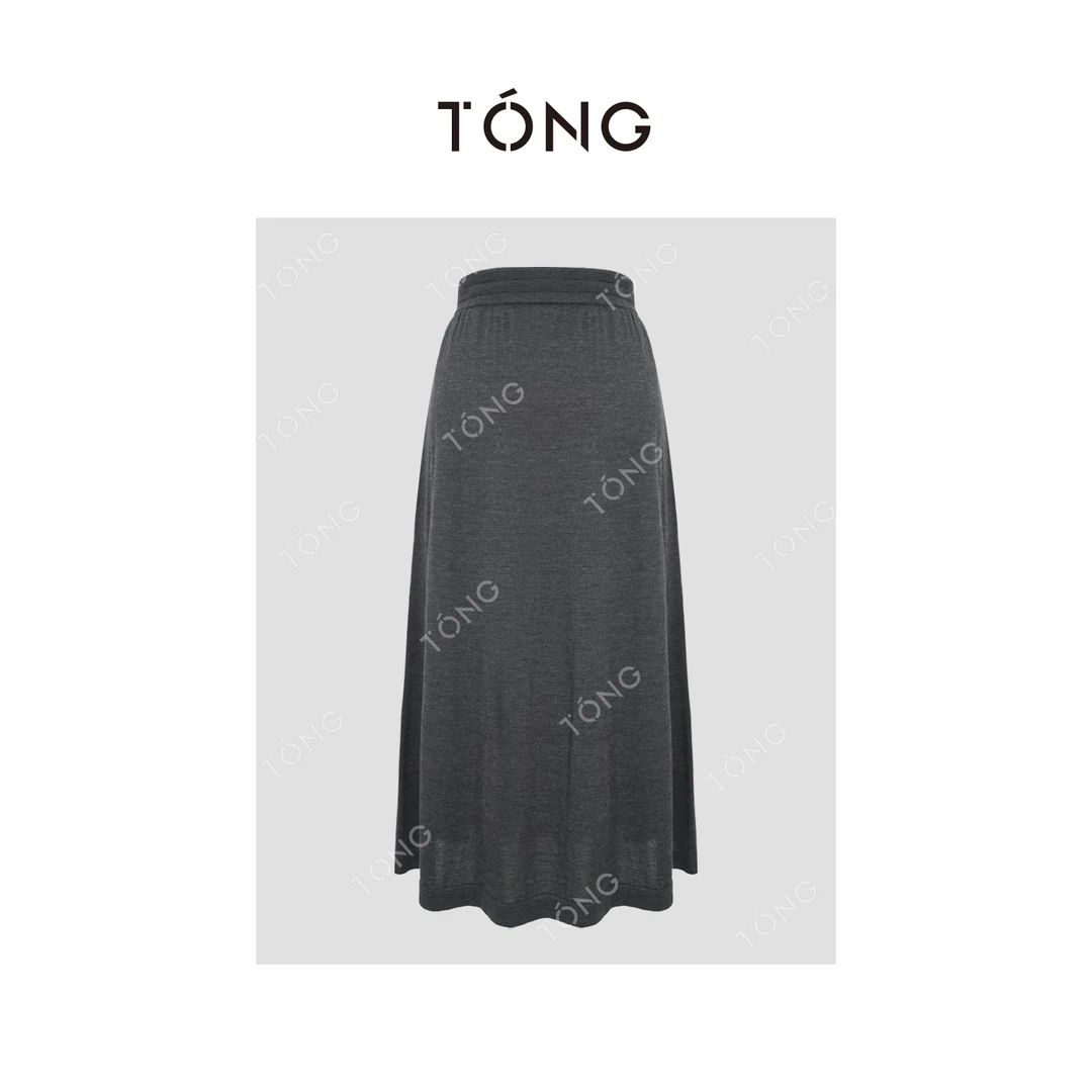 【华尔街】b*c进口羊毛针织柜原半裙 GB0151