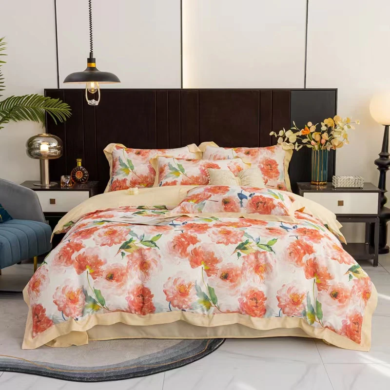 【好温馨专享】 高端精品天S棉四件套-骄阳