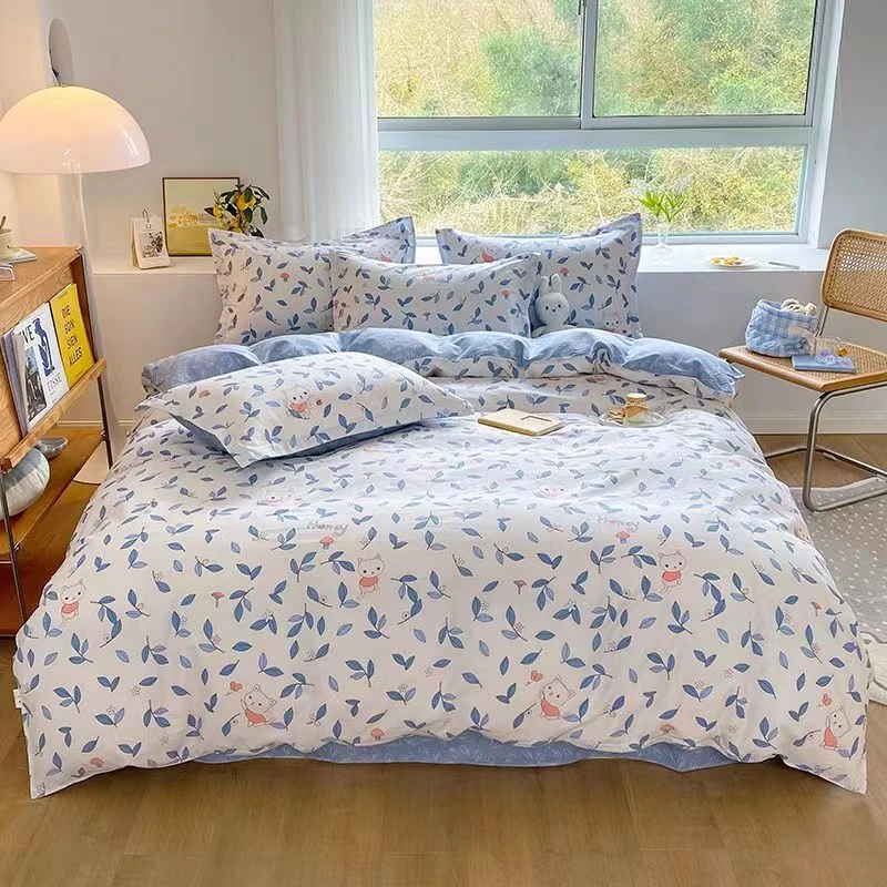 【好温馨专享】 高端纯棉活性印花四件套-安琪儿