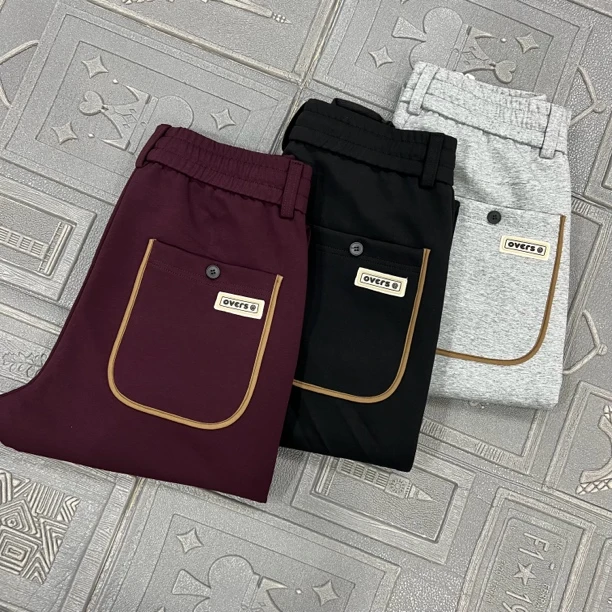 秋季新款运动棉弹力舒适纯色时尚百搭束脚卫裤【8025】