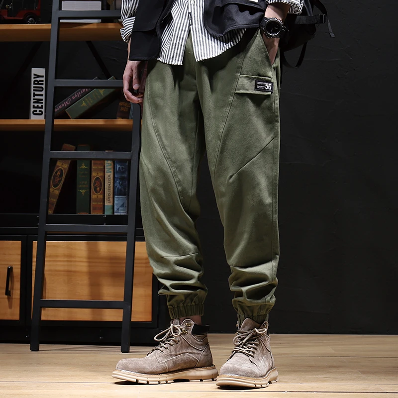 裤子男款爆款2025新款大码男士春秋直筒百搭宽松胖子韩版工作裤男