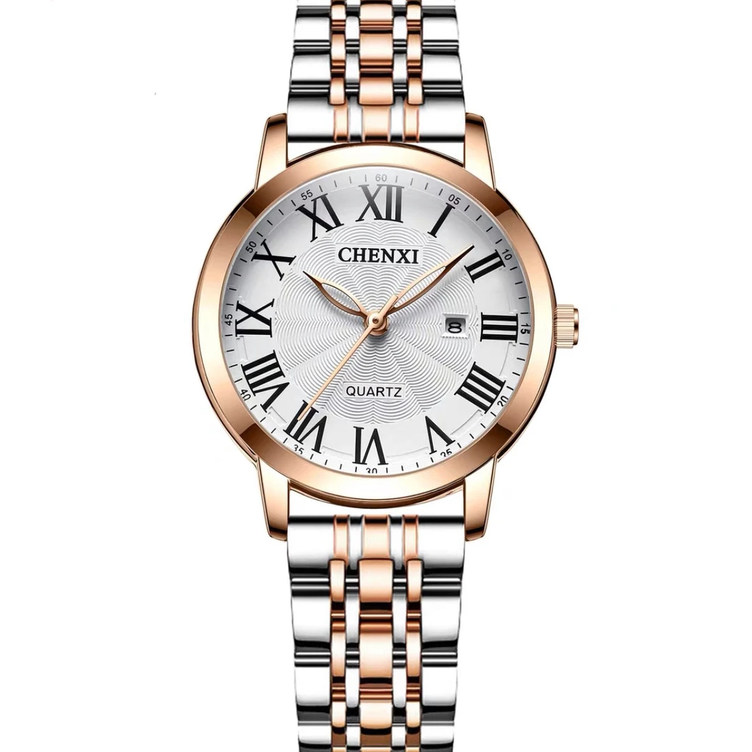 【七夕礼物】手表女蓝针气球防水全自动经典时尚女士皮带手表腕表