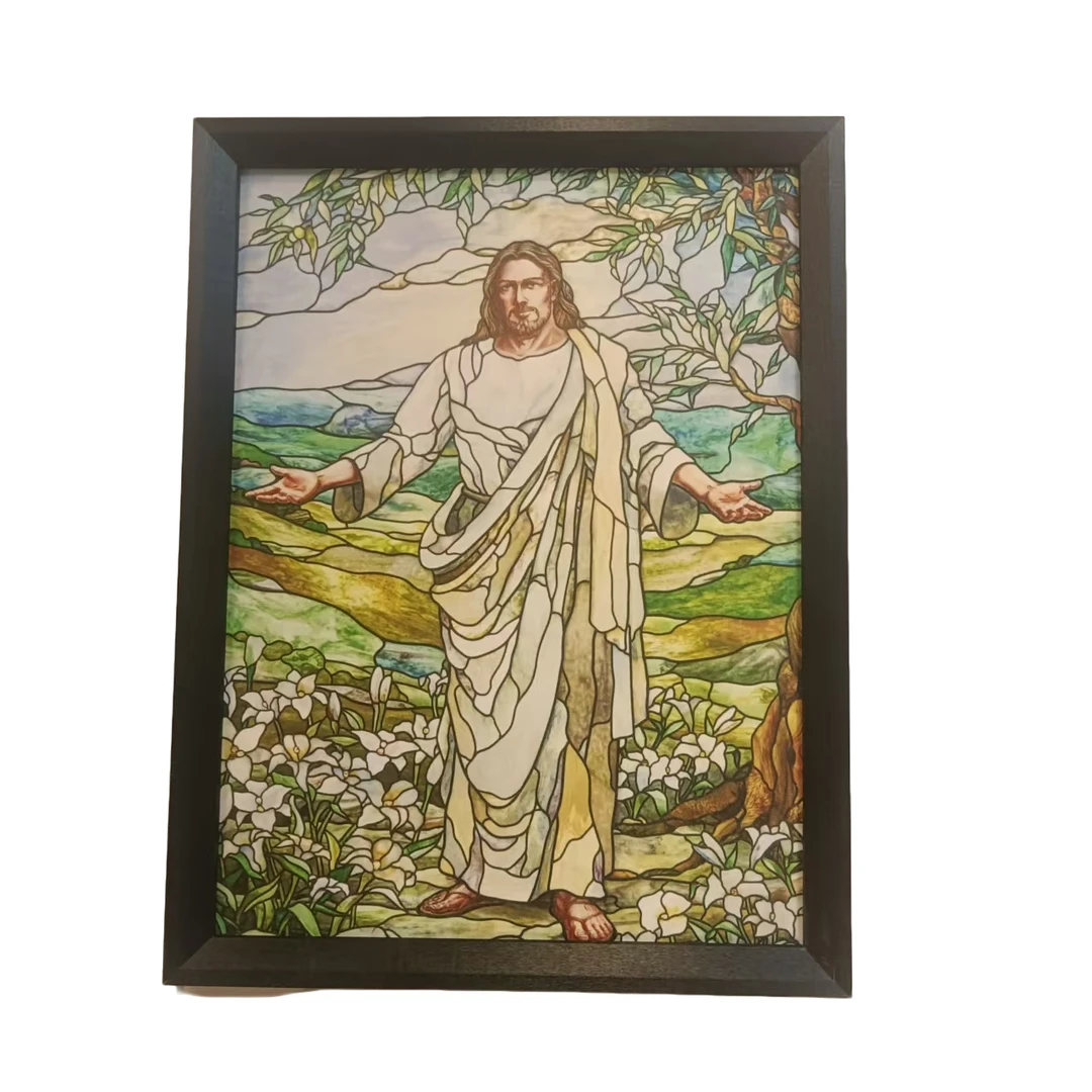 法莱雅法莱雅欧美田园风光框画卧室客厅沙发背景挂壁画耶稣