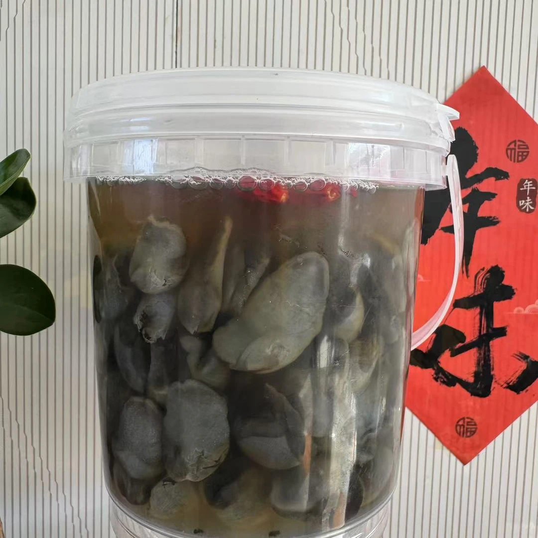 天兴2斤特大超肥大桶装即食泥螺特大号脆爽东港特产（固形物≥55%）