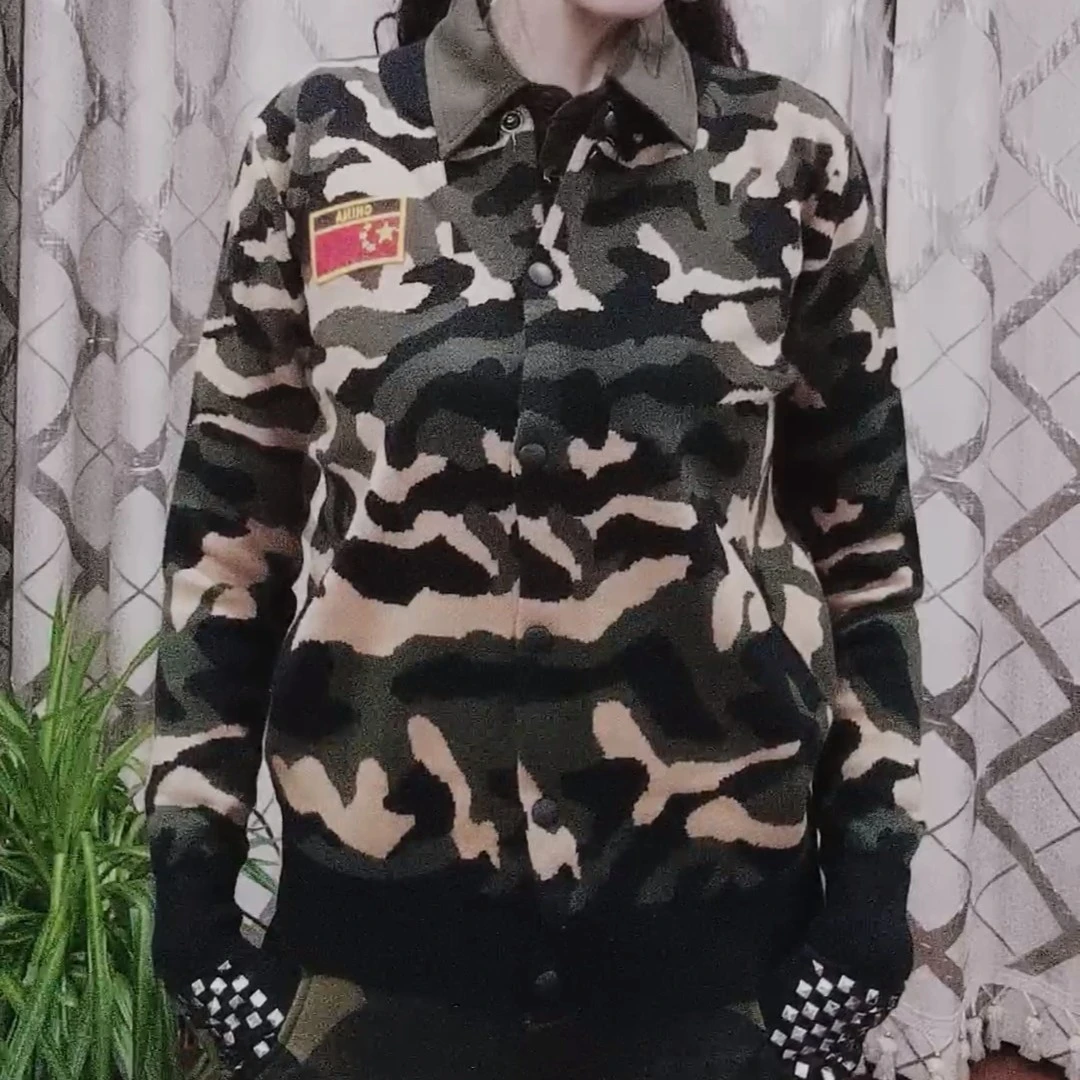 2022新款迷彩毛衣