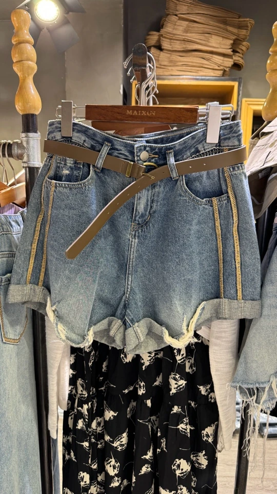 麦寻专柜正品夏季牛仔短裤  no退换  看好下单