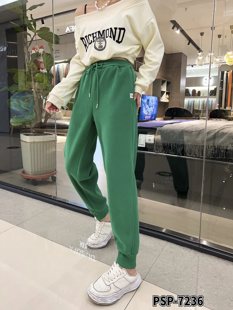 新款大码女装防风裤宽松时尚舒适百搭多色户外运动纯色#psp7236