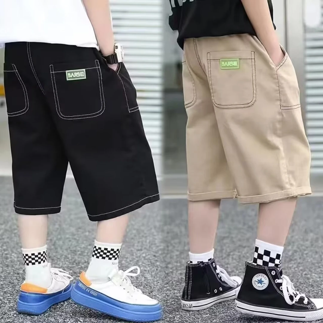 男童短裤夏季宽松五分裤中大童洋气休闲中裤薄款儿童外穿工装裤潮