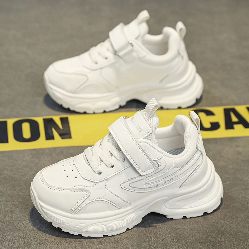 HELLO KITTY/凯蒂猫【校园小白鞋】女童舒适运动鞋小白鞋卡通透气