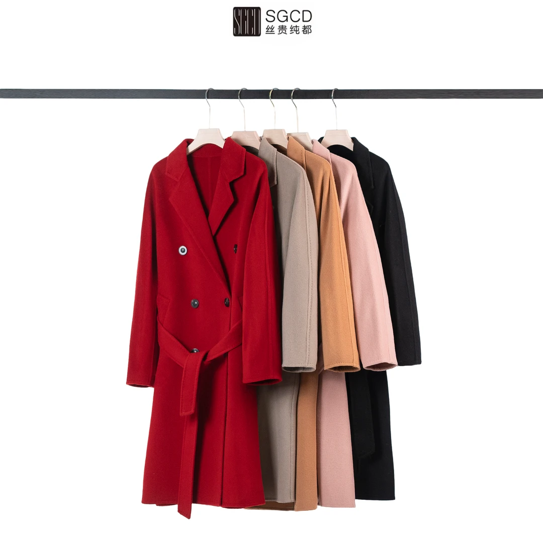 【长款羊绒801】此生必入双面羊绒大衣气质长款秋冬显瘦Y