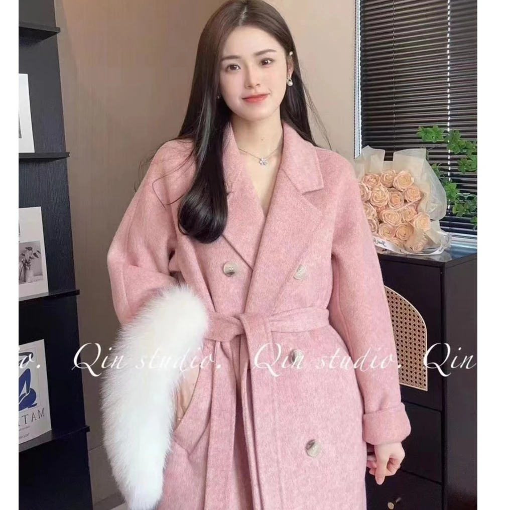 2024新品【经典801】高定轻奢韩系手缝双面羊毛气质百搭时尚自播