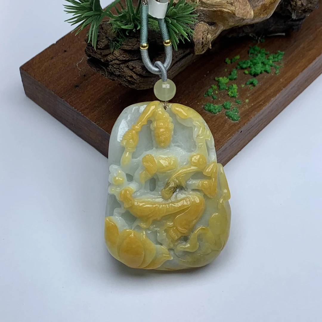 天然缅甸翡翠A货挂件吊坠A4321