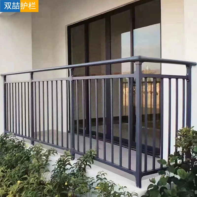 锌钢阳台护栏别墅楼梯扶手护栏庭院阳台铁艺围栏屋顶锌钢铁艺栏杆