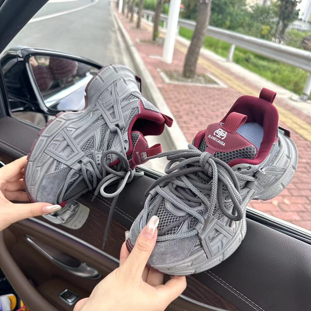 真皮老爹鞋女2025春秋新款厚底轻便软底百搭运动休闲鞋ins潮