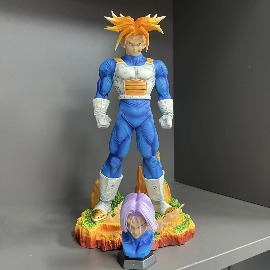 【全款 现货】龙珠系列 战斗服特兰克斯 双头雕替换 手办模型摆件