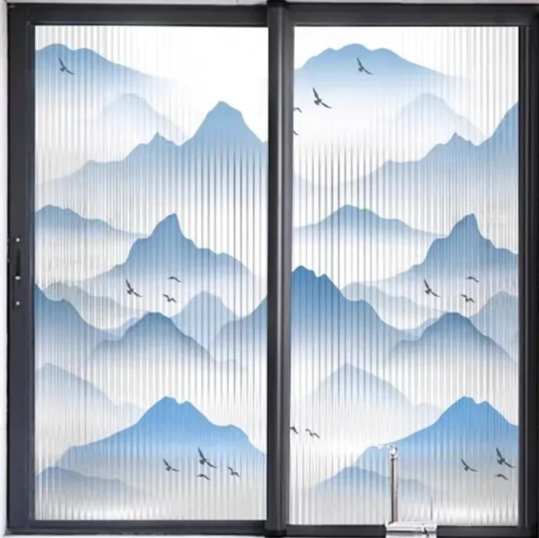 窗户纸新款玻璃贴窗纸防窥卫生间玻璃贴透光不透明磨砂玻璃膜防水