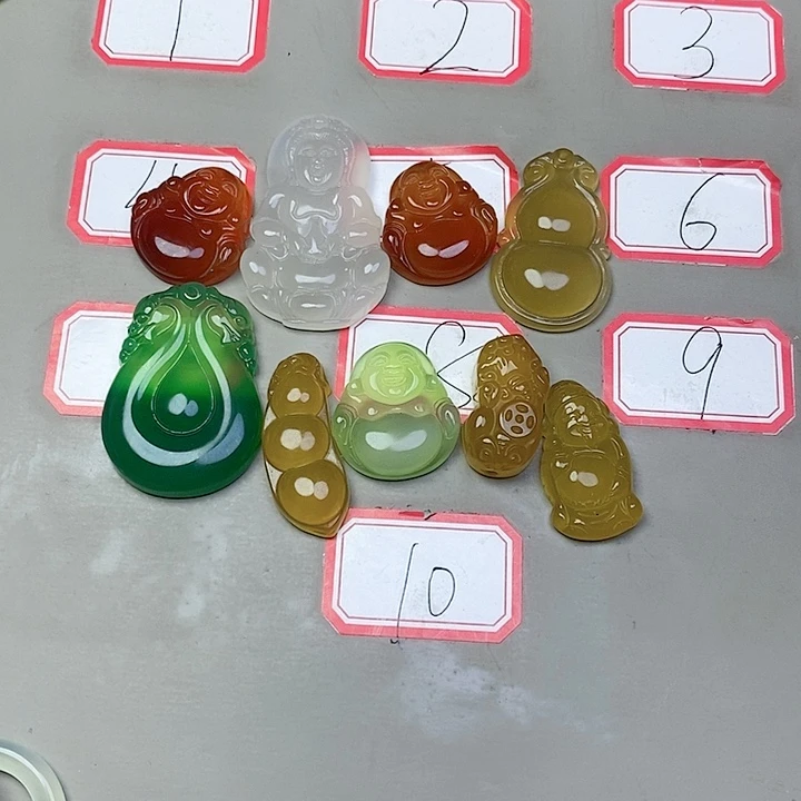 玛瑙/玉髓颈饰未镶嵌T***.