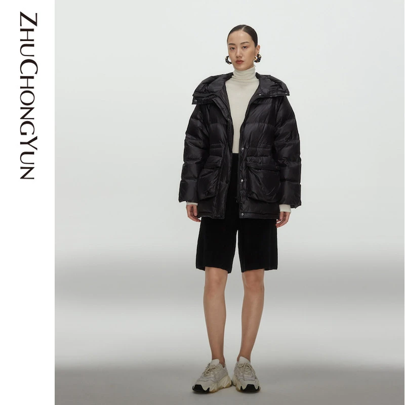 【防寒】ZHUCHONGYUN  休闲女士冬季羽绒服 C1BW3519Y