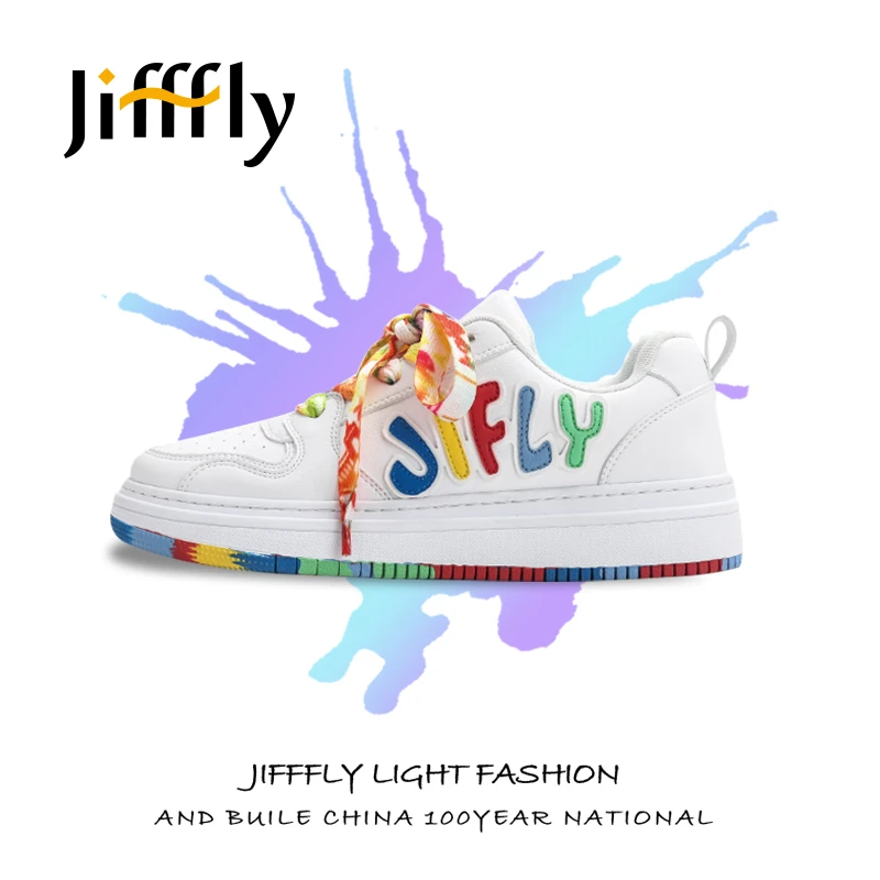 jifffly潮鞋明星同款情侣经典面包鞋时尚小白鞋百搭休闲板鞋学生