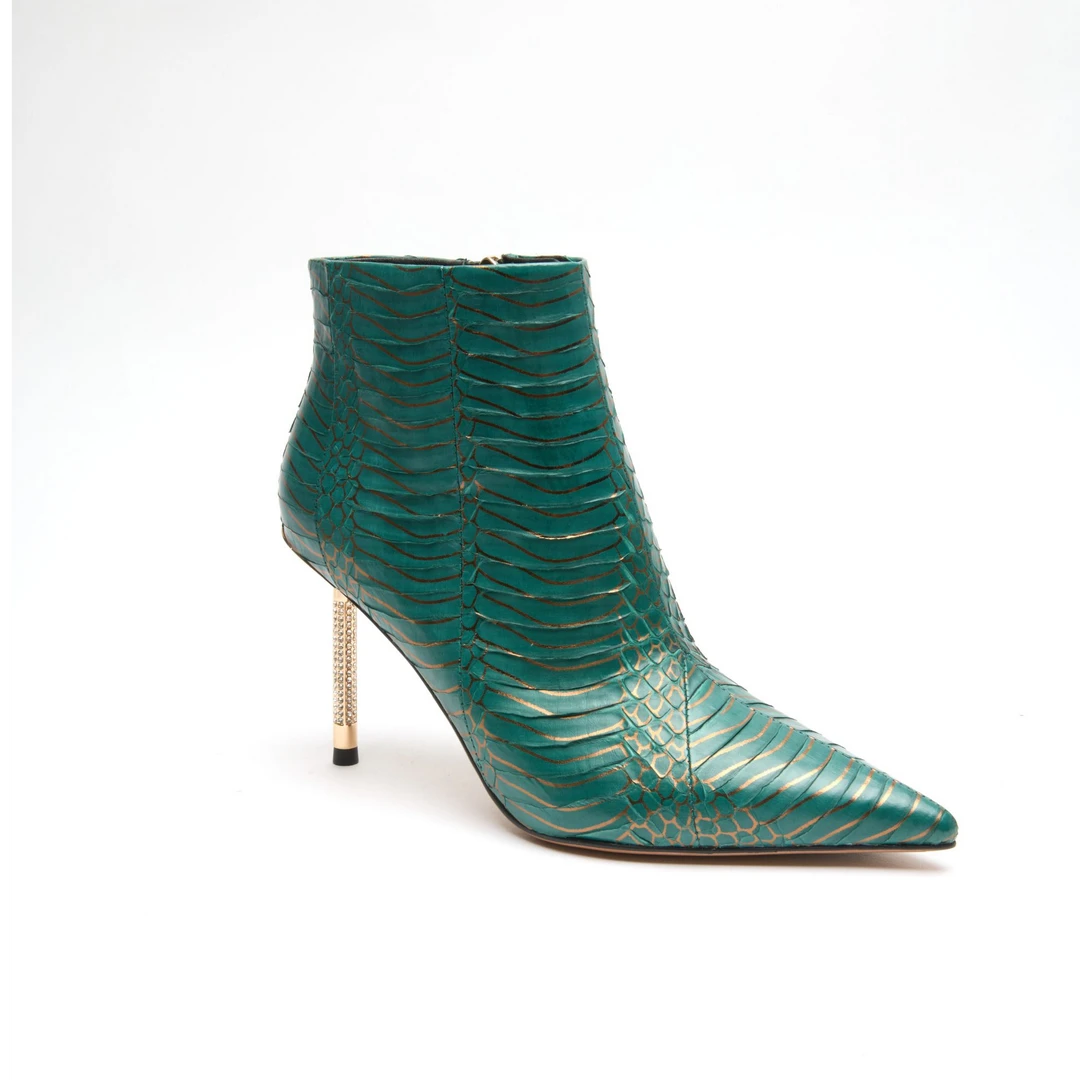 JANEHARLOW气质时尚欧美轻奢细高跟秋冬款单里女靴J64BF81567