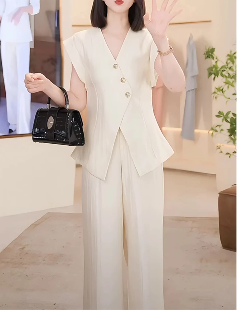 332 【琉璃】名媛气质两件套 套装（F01）