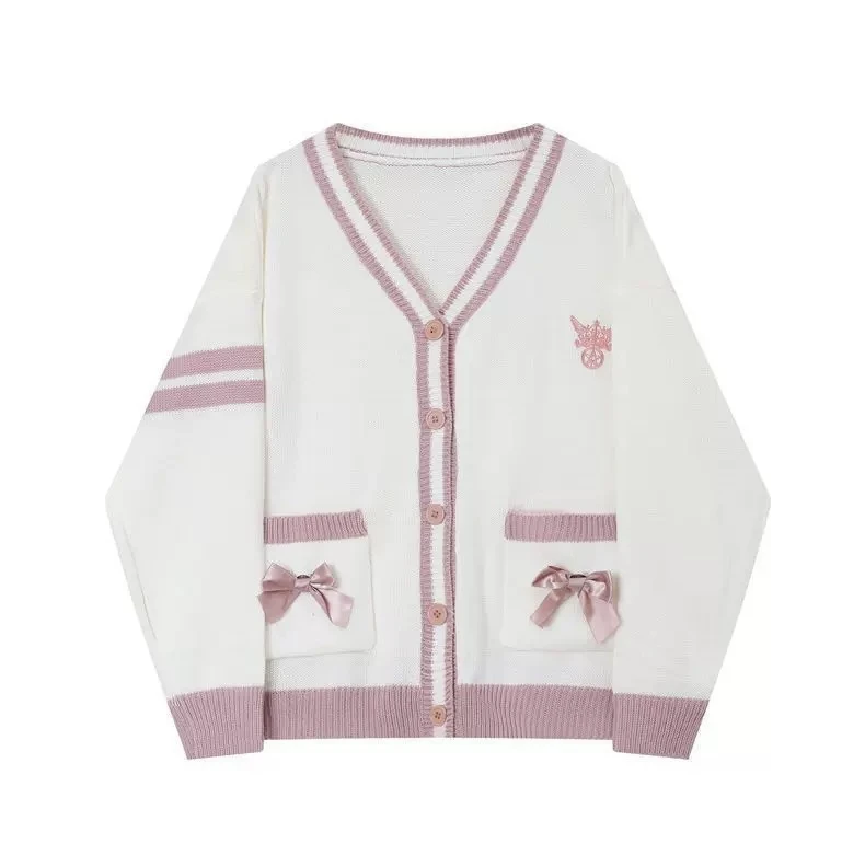 355  韩版时尚减龄百搭宽松毛衣开衫外套（S12）