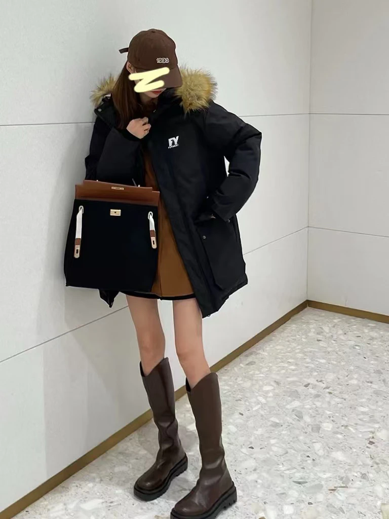 1953  时尚连帽宽松百搭连帽休闲保暖棉服外套（A30）