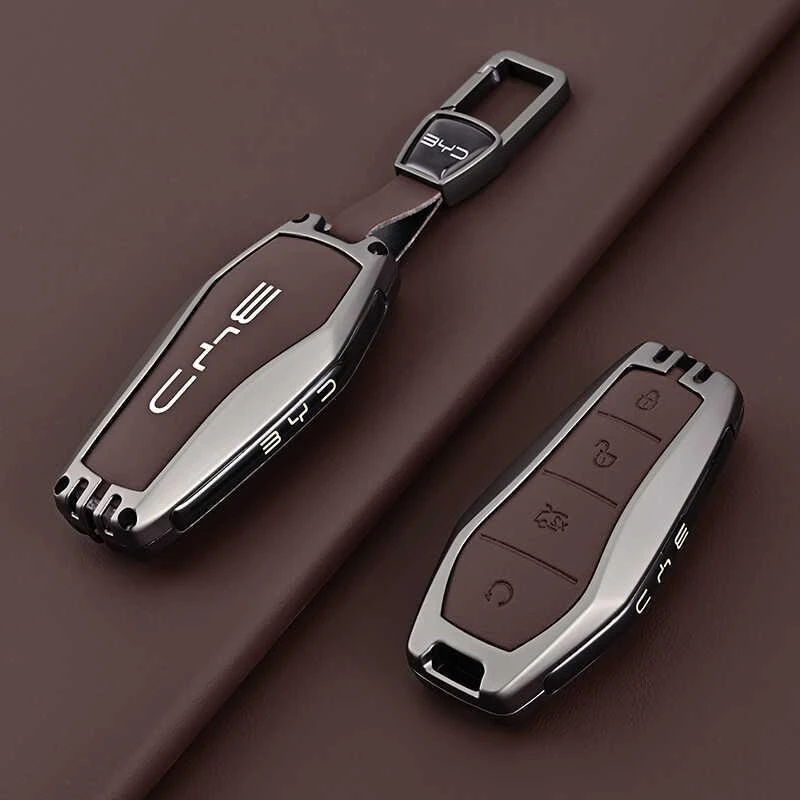 适用比亚迪车钥匙套汉壳海豚海鸥宋plusdmi元plus唐宋pro秦扣全包