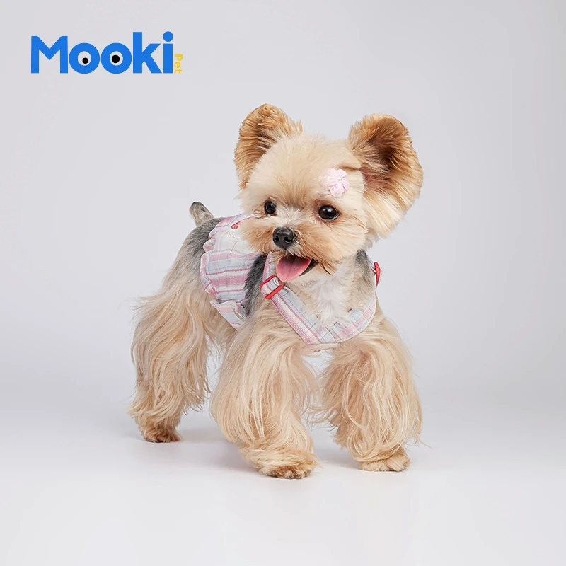 mookipet网红狗狗衣服夏季新款小狗克夏小型犬比熊背心可爱