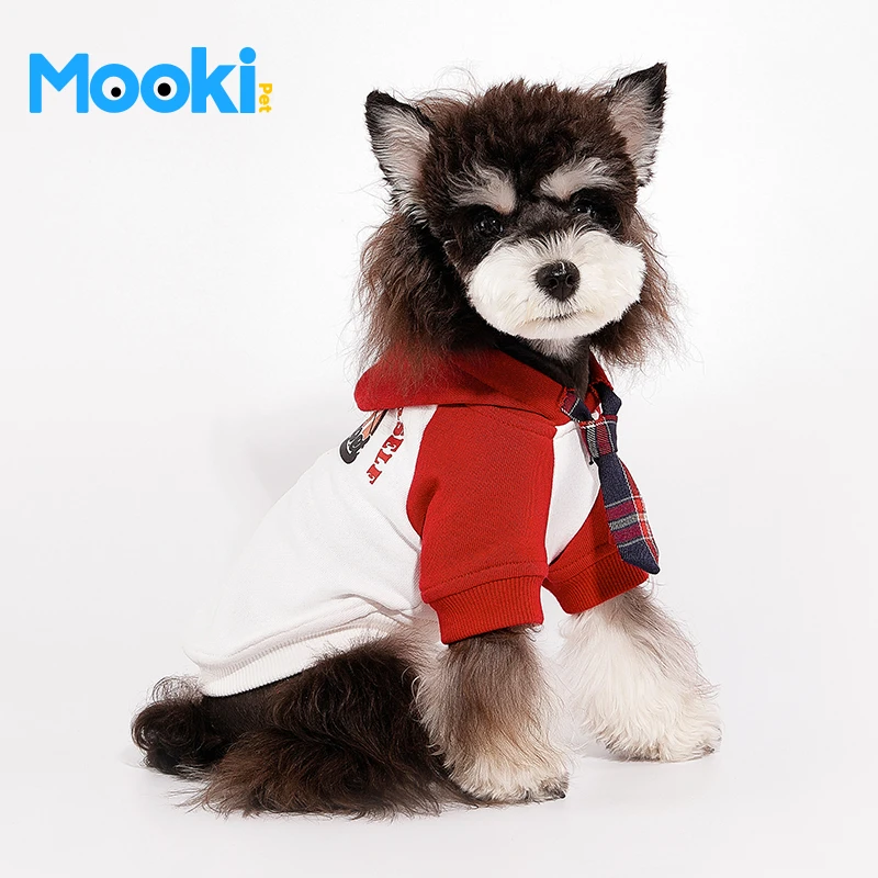 mookipet猫猫狗狗宠物秋冬服饰学院风潮流卫衣设计感可爱帅气舒适