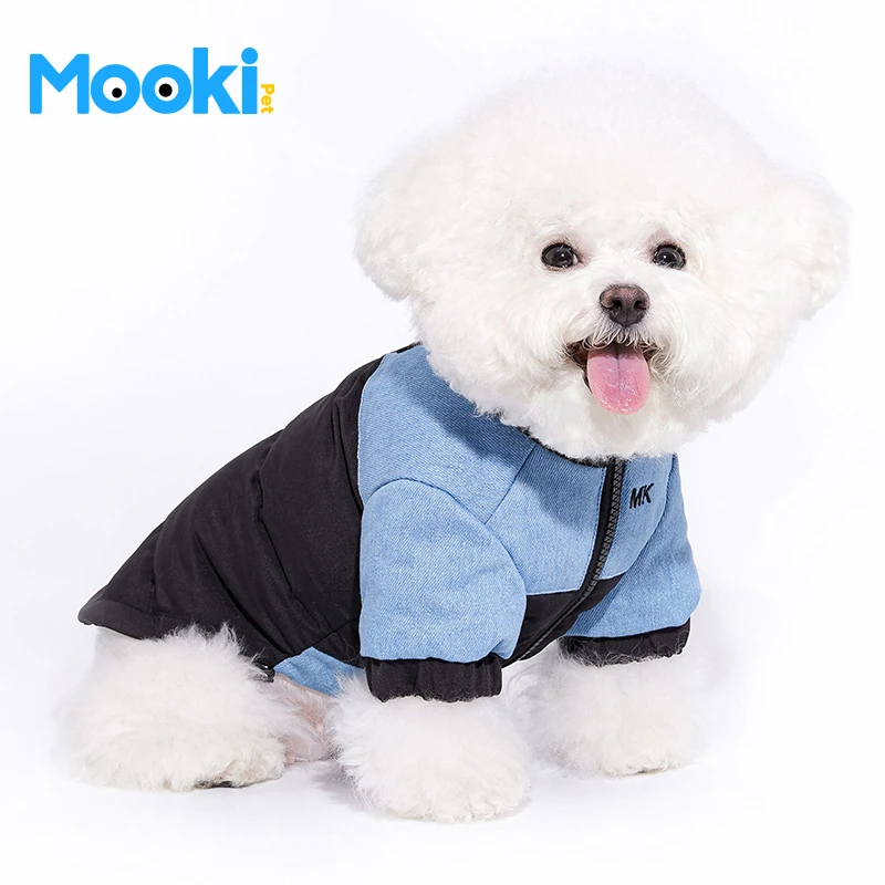 mookipet狗狗衣服2023新款冬季保暖比熊泰迪雪纳瑞宠物羽绒服外套