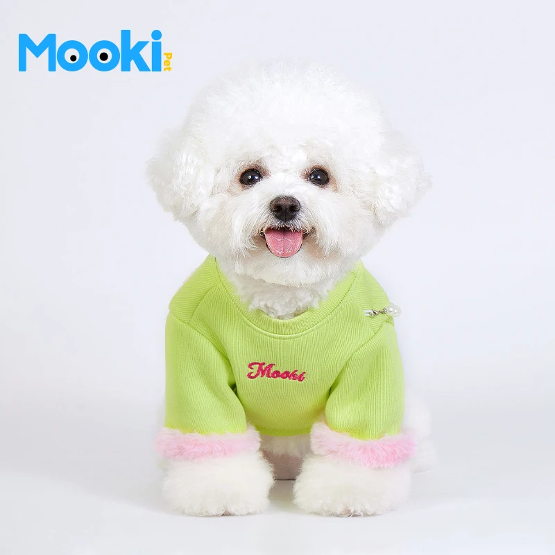mookipet狗狗衣服秋冬款加厚法斗雪纳瑞比熊小型犬春秋款冬天服装