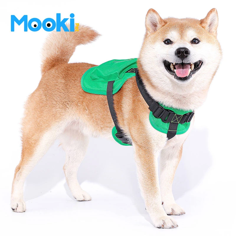 mookipet狗狗衣服夏季背包小中型犬比熊泰迪雪纳瑞可牵引胸背衣服